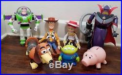 Toy Story Jessie & Woody Pull String Dolls, Zurg, Buzz, Hamm, Alien, Slink Lot