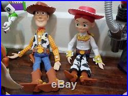 Toy Story Jessie & Woody Pull String Dolls, Zurg, Buzz, Hamm, Alien, Slink Lot