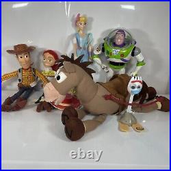 Toy Story Lot Pull String Talking Woody & Jessie Buzz Bullseye Bo Peep Forky