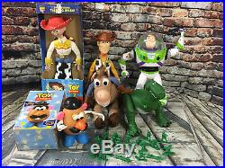 Toy Story Lot Talking Pull String Doll Woody Jessie Buzz Rex Mr. Potato & More