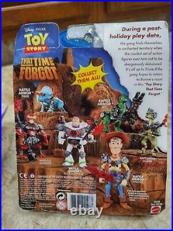 Toy Story Lot That Time Forgot Battle Armor Buzz, Woody, Reptillus (New) & More