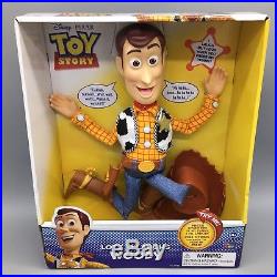 Toy Story Lots O Laughs Woody Classic Pull-String Talking Action Figure 16 NEW