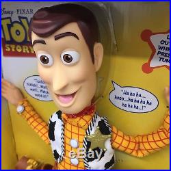 Toy Story Lots O Laughs Woody Classic Pull-String Talking Action Figure 16 NEW