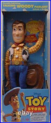Toy Story Movie 16 Talking Pull String Woody Action Figure Canadian Box READ