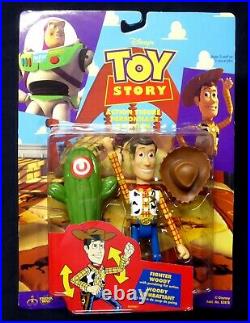 Toy Story Movie 1 Fighter Woody Action Figure Toy Thinkway New 1995 Amricons