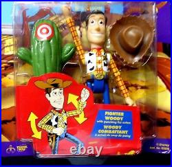 Toy Story Movie 1 Fighter Woody Action Figure Toy Thinkway New 1995 Amricons TS