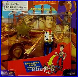 Toy Story Movie 1 Knock Down Woody Action Figure Toy Thinkway New 1995