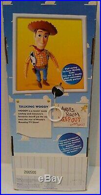 Toy Story Pixar Disney Store Exclusive Talking Woody Doll Model 1241-T BNIB Rare