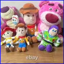 Toy Story Plush Toy Doll Disney Woody Jessie Buzz Lotso Forky Anime Lot 7