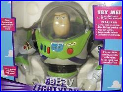 Toy Story Poseable PullString Talking Woody & Buzz Thinkway 1995 InfinityEdition