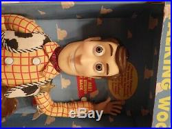 Toy Story Poseable Pull-String Talking Woody 1995 Thinkway NISB 1st Edition