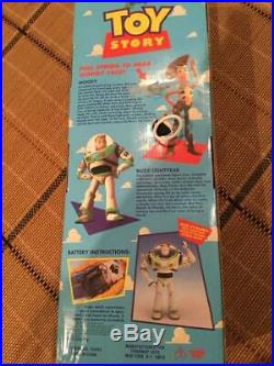Toy Story Poseable Pull-String Talking Woody Thinkway 1995 original Disney NEW