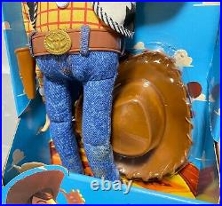 Toy Story Pull String Talking Woody Doll Figure Thinkway Toys 1995