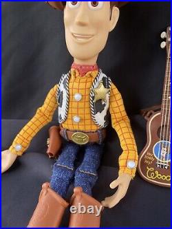 Toy Story Pull String Talking Woody Think Way Vintage Disney Working Excellent