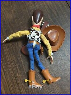 Toy Story Pull String Talkining Woody, Jessie and Buzz (Dolls with Hats & Guitar)