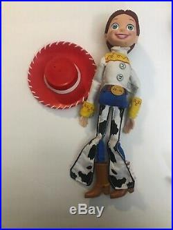 Toy Story Pull-string Talking Woody 03854 N Jessie 03831 Doll Pair Disney Store