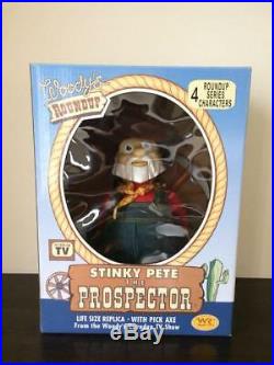 Toy Story ROUND UP SERIES Doll Woody Jessie Bullseye Prospector set Disney Used