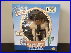 Toy Story ROUND UP SERIES Doll Woody Jessie Bullseye Prospector set Disney Used