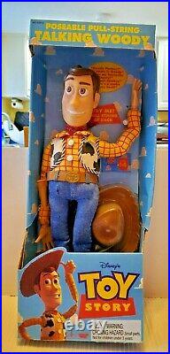 Toy Story- Rare 1st Poseable Talking Woody Doll 1995