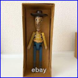 Toy Story Round Up Wooden Doll set Woody Bullseye Jessie Stinky Pete Figure F/S