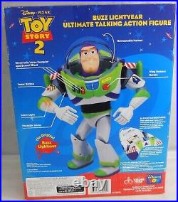 Toy Story Set Of 2 Buzz Light Year & Woody 1990's Dolls Figures NIB