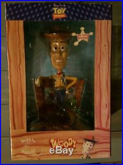 Toy Story Sheriff Woody Bobblehead Doll Disney Pixar Animation Studios Japan H6