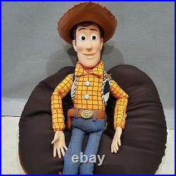 Toy Story Sheriff Woody Pull String Talking Doll theres a snake boot