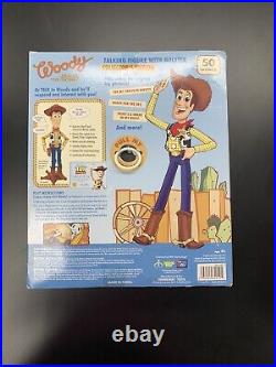 Toy Story Signature Collection Thinkway Cloud Logo Talking Woody Doll WORKS