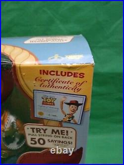 Toy Story Signature Collection Thinkway Talking Woody Doll Sealed Never Opened
