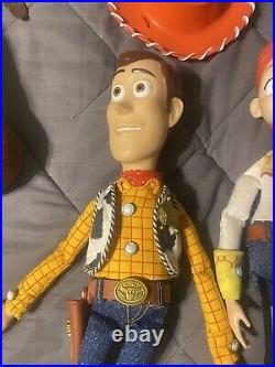 Toy Story Signature Collection Woody Doll, Talking Jessie, Plush Bullseye
