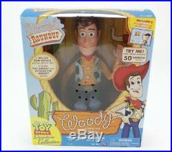 Toy Story Signature Collection Woody Doll Talking Pull String Andys Room NEW
