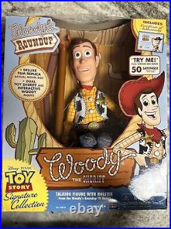 Toy Story Signature Collection Woody, The Talking Sheriff NEW OPEN BOX (READ)