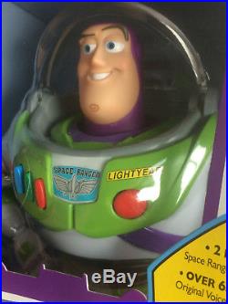 Toy Story Signature Collection Woody's Roundup Talking Doll Buzz Lightyear NIB