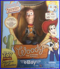 Toy Story Signature Collection Woody's Roundup Talking Doll Sheriff Woody NIB