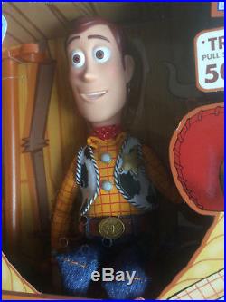 Toy Story Signature Collection Woody's Roundup Talking Doll Sheriff Woody NIB