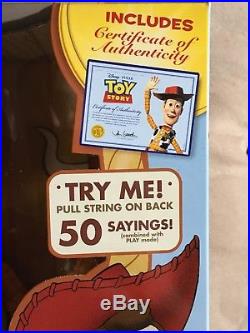 Toy Story Signature Collection Woody's Roundup Talking Sheriff Woody Doll VHTF