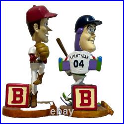 Toy Story Strikeout Woody and Slugger Buzz Lightyear Bobbleheads Japan Free Ship