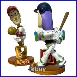 Toy Story Strikeout Woody and Slugger Buzz Lightyear Bobbleheads Japan Free Ship