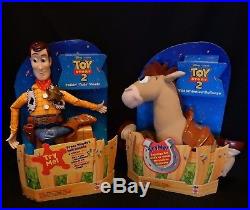 Toy Story Talkin' Tude' Woody + Wild Whinnies Bullseye Talking Brand new in box