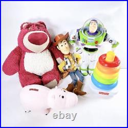 Toy Story Talking Figure Woody Buzz Lotso Hamm Plush Doll Toy Prize Lot 5