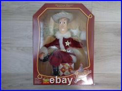 Toy Story Talking Holiday Hero Woody Christmas Santa Mattel 1999 Vintage U