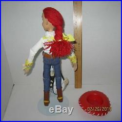 Toy Story Talking Pull String 15 Woody Jessie Bullseye Plush Dolls Disney Store
