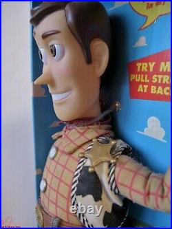 Toy Story Talking Pull String Woody Parlant Doll 1995 Walt Disney 1st Edition