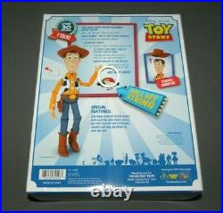 Toy Story Talking Sheriff Woody Doll Thinkway Deluxe Pull String Figure 12