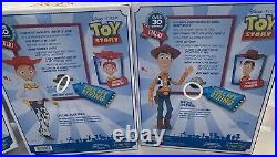 Toy Story Talking Sheriff Woody, Jessie & Buzz Action Figures Lot Disney Pixar