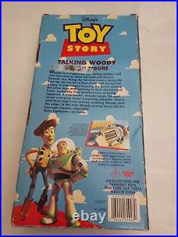 Toy Story Talking Woody Doll Press Shirt Button Thinkway #62948 NEVER REMOVED