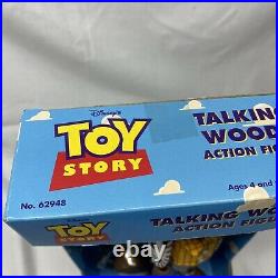 Toy Story Talking Woody Doll Press Shirt Button VTG Thinkway #62948 NRFB HTF