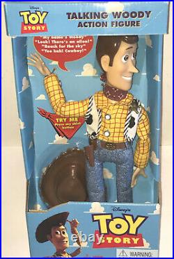 Toy Story Talking Woody Doll Press Shirt Button WORKS Thinkway #62948 NRFB HTF