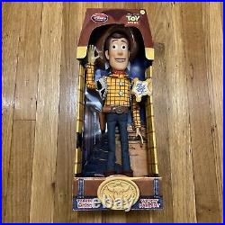 Toy Story Talking Woody Doll The Disney Store 2014 Brand New