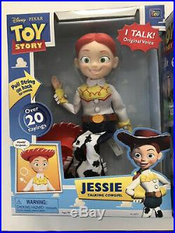 Toy Story Talking Woody Jessie & Buzz Lightyear Dolls Thinkway Toys NEW
